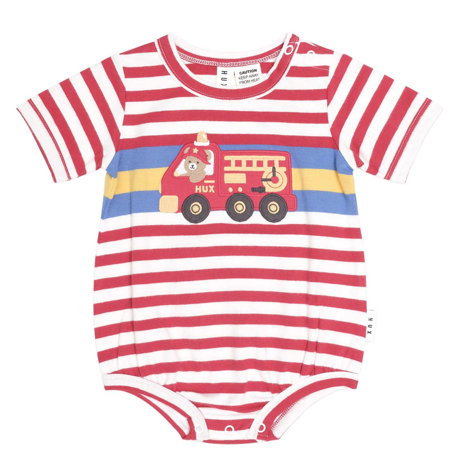 Huxbaby Fireman Stripe Romper